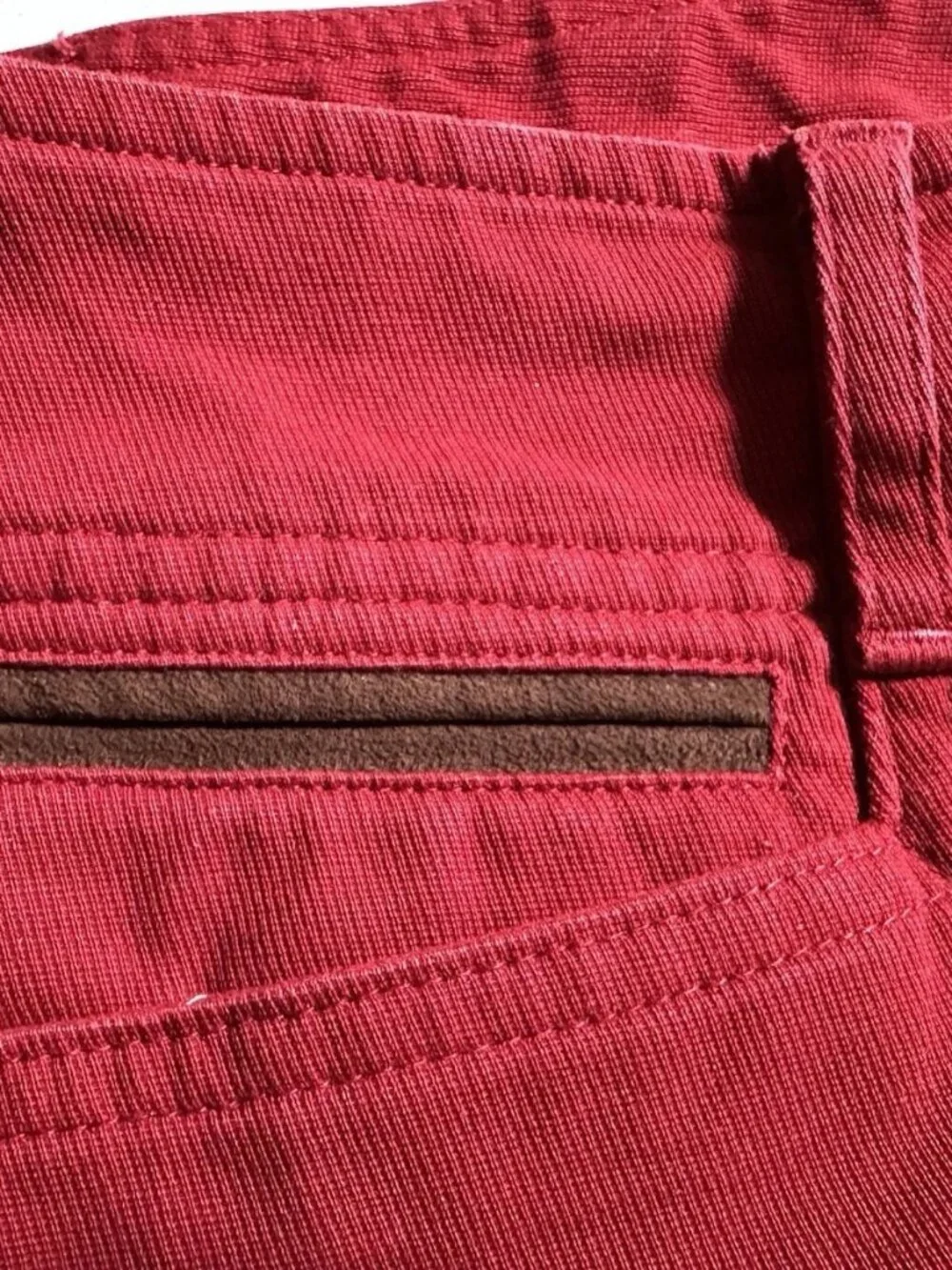 RARE Lauren Ralph Lauren Straight Leg Jeans Horseshoe Charm Suede Pocket Trim